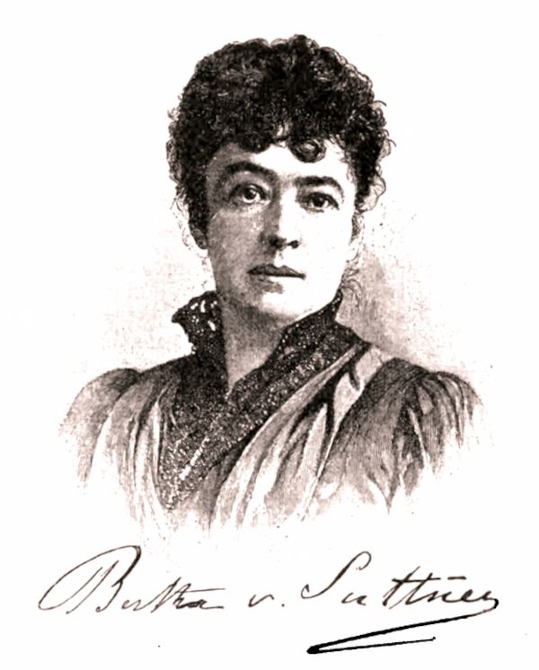 Berta von Suttner Foto mit Unterschrift, um 1886 entstanden Berta von Suttner Foto mit Unterschrift, um 1886 entstanden