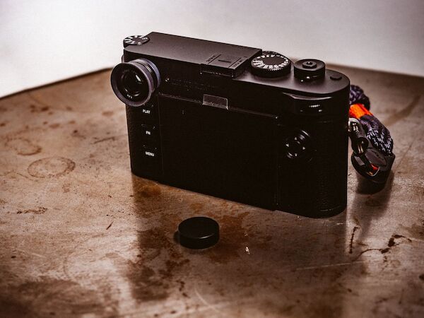 The viewfinder magnifier on the Leica M11M