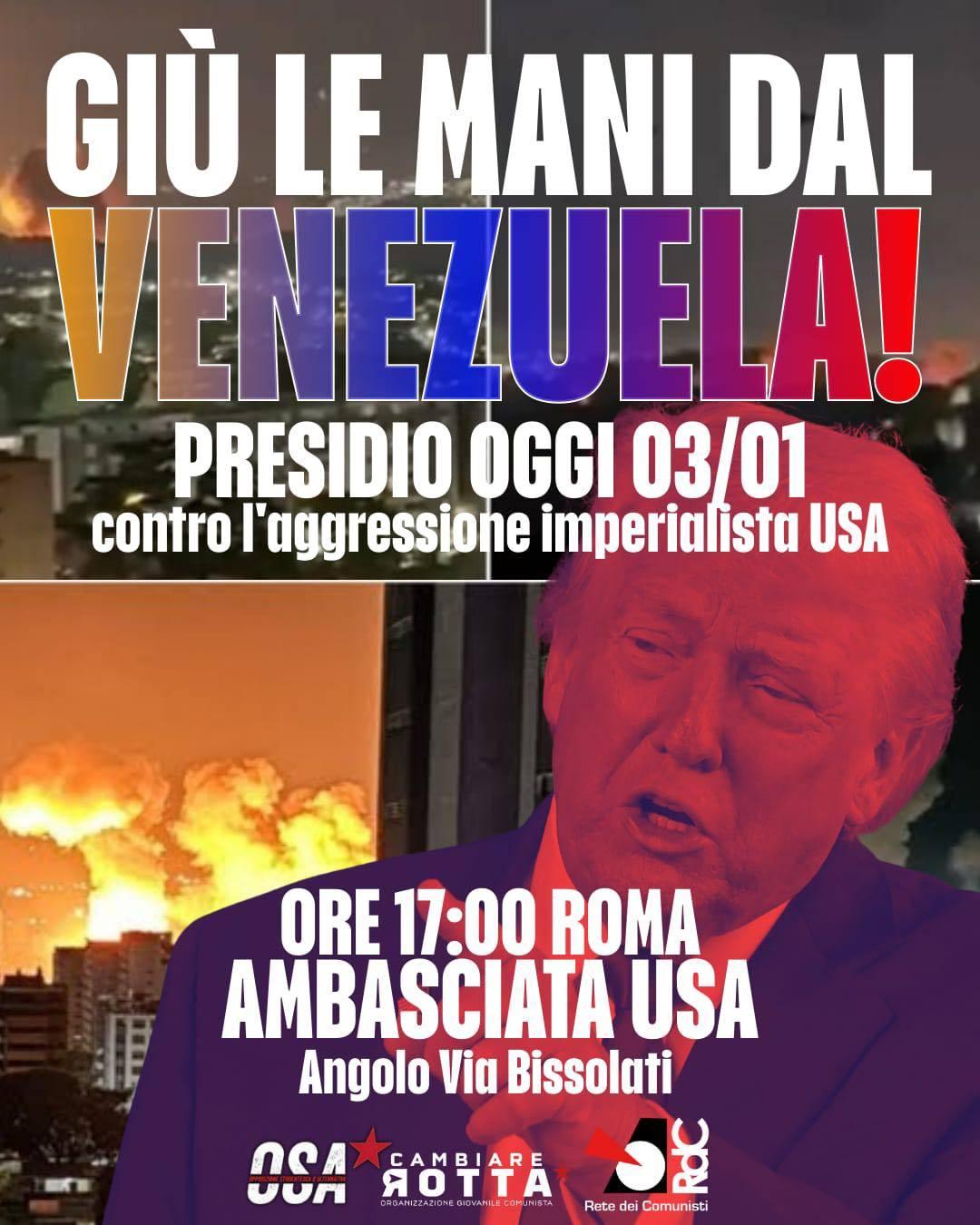 Plakat für Rom mit Angaben zur Veranstaltung