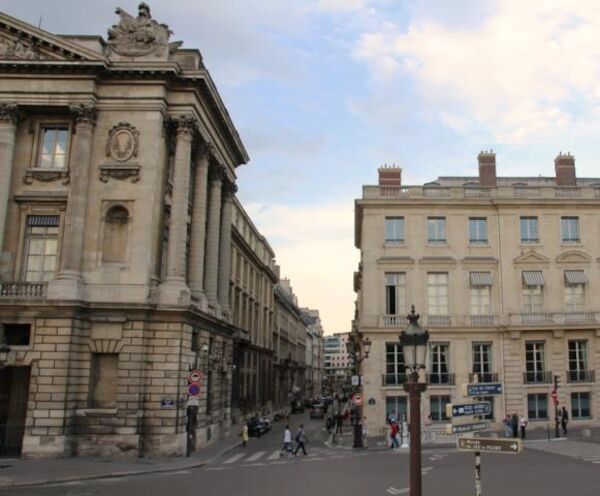 Die Rue Saint-Florentin/Rue Rivoli heute Die Rue Saint-Florentin/Rue Rivoli heute